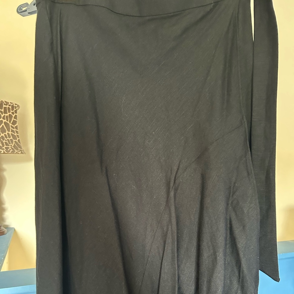 WHBM linen wrap skirt
